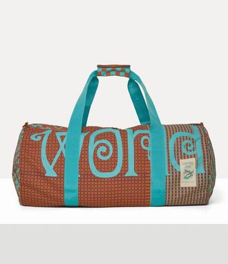 Vivienne Westwood Worlds End Gym Bag Cotton Canvas