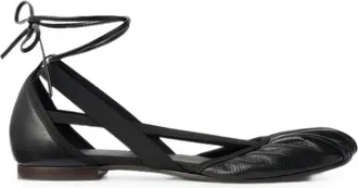 Christophe Lemaire Flat Pedille Ballerinas In Goat Leather