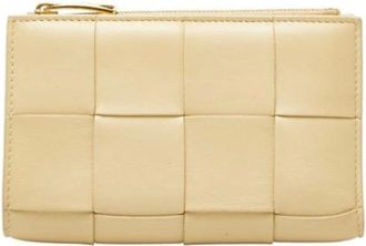 Bottega Veneta Pre-owned Wallets, female, Beige, Size: ONE SIZE Pre-owned Leather Wallet