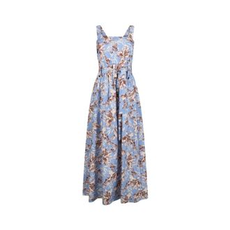 Liu Jo Dames, Jurken, Blauw, Maat: XS Katoen