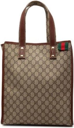 Gucci Pre-owned Tote Bag - Dames - Vintage Shopper - Beige - ONE Size - Vintage