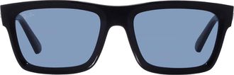 Ray-Ban Warren Bio Based Dark Blue Rectangular Unisex Sunglasses RB4396 667780 57