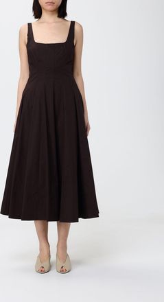Staud Abito Wells midi in cotone Staud