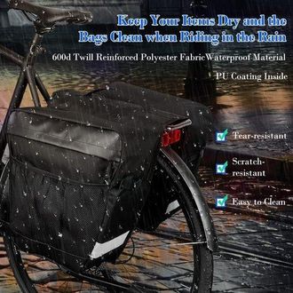 OEM Bolsa Impermeable Para Alforja - 28l - Bolsa Para Bicicleta Para Portaequipajes - Accesorios Para Bolsas De Sill&iacute;n De Bicicleta