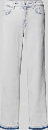 Milano Milano Italy Flared Jeans in verk&uuml;rzter Passform in Jeansblau, Gr&ouml;&szlig;e 38