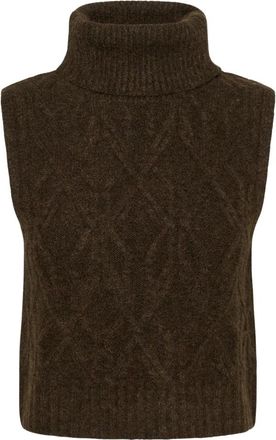 Cream Mujer, Jerseys, Marr&oacute;n, Talla: Xs/S
