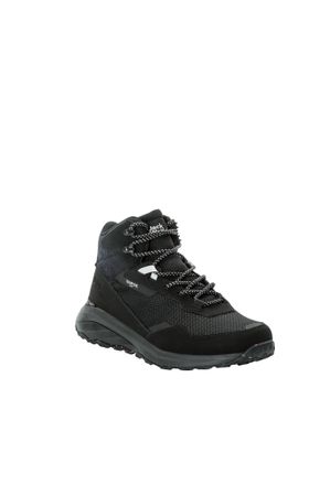 Jack Wolfskin Wanderschuh JACK WOLFSKIN DROMOVENTURE TEXAPORE MID W, Damen, Gr. 39,5, grau (phantom), Synthetik, Textil, Schuhe Wanderschuh, Wasserdicht, Trekkingsc