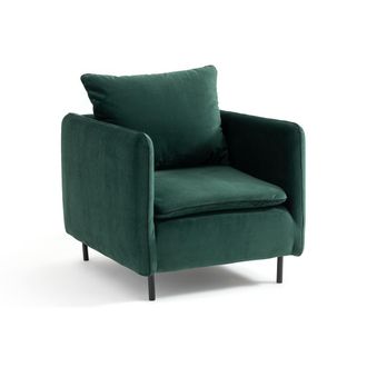 La Redoute Interieurs Fauteuil in fluweel, Ivete