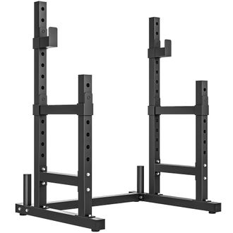 OEM Soporte Barra Pesas Ajustable En Altura Con Topes De Seguridad Para Sentadillas Y Press De Banca En Casa Carga 300 Kg