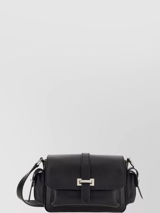 Hogan small leather crossbody bag flap