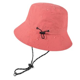 Heekpek Bucket Hats Women Mens Waterproof Rain Hats UV Protection Sun Hat Packable Summer Bucket Hats with Adjustable String for Camping Walking Hiking Golf F