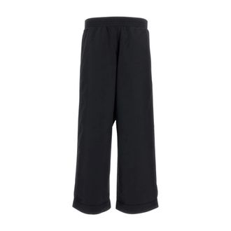 Plan C Wide Trousers, male, Black, Size: S Wide Trousers