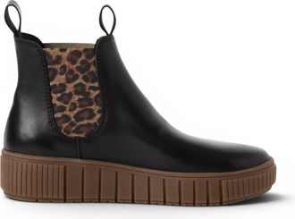 Tamaris Tamaris Womens Black Leather Chelsea Ankle Boots - 25403-43 - Size EU 39
