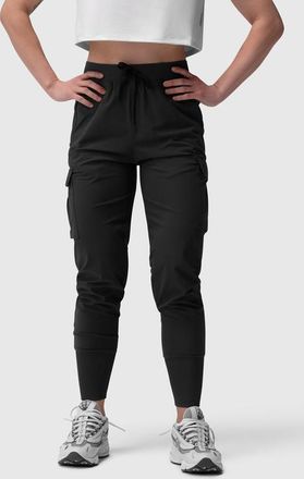 ASRV Tetra-Lite Cargo High Rib Jogger in Black at Nordstrom, Size X-Small