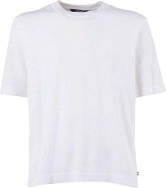 K-Way Combe Pull Over - Heren - T-shirts - Wit - S - Katoen - Tops