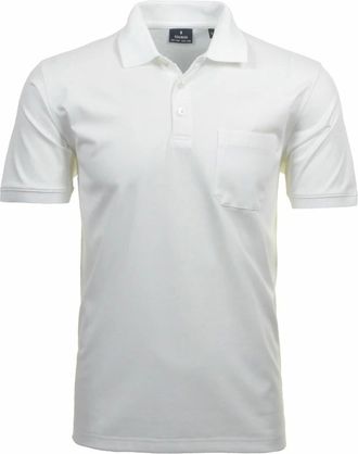 Ragman Poloshirts - Heren - Tops - Wit - Maat: 3XL