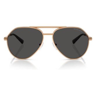 Michael Kors Brentwood Grey Pilot Mens Sunglasses MK1168 189987 58