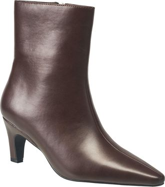 French Connection Womens Alex Kitten Heel Boot