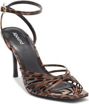 Abound Dulce Ankle Strap Sandal in Brown Dark Leopard at Nordstrom Rack, Size 8.5