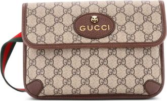 Gucci Neo Vintage Flap GG Coated Canvas belt bag - Marrone