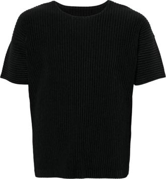 Issey Miyake Basics T-shirt - Heren - T-shirts - Zwart - M - Nylon - Tops