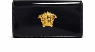 Versace Patent Leather Medusa Chain Wallet