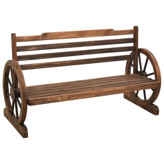 vidaXL Vidaxl - Banco De Jard&iacute;n Madera Maciza De Abeto 112 Cm