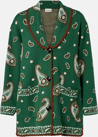 Rixo Cardigan Morla in lana e cotone