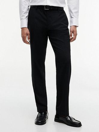 Tommy Hilfiger Tech Pressed Crease Wool Blend Trousers
