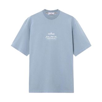 Stone Island Text Logo T Shirt
