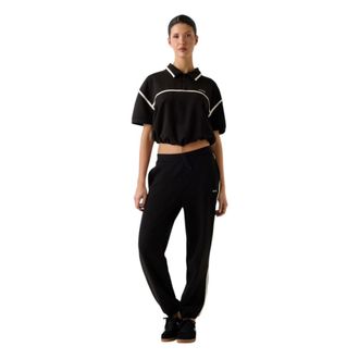 Guess Polo Shirts, female, Black, Size: XS Half-zip Polo