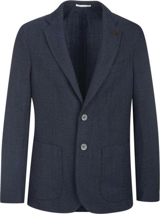 Pal Zileri Klassieke Blazer - Heren - Jassen - Blauw - Maat: 3XL