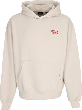 Dolly Noire Beige Hoodie met Voorzak - Heren - Hoodies - Beige - S - Katoen - Hoodies & sweatvesten
