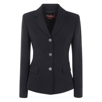 Max Mara Short Blazer Colibri Style - female - Max Mara Studio - Blazers - Black - XS - Jackets