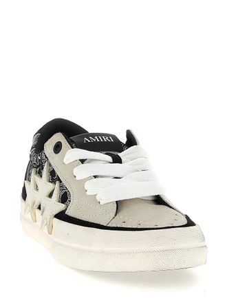 Amiri Bandana Sunset Skate Sneaker - Cream