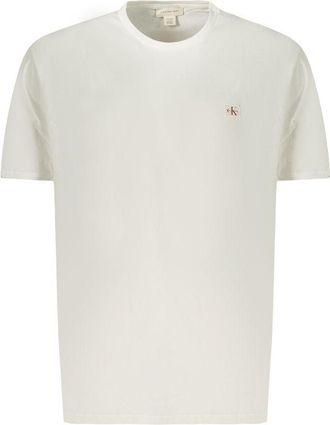 Calvin Klein Witte Katoenen heren T-shirt