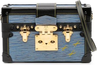 Louis Vuitton 2014 Epi Petit Malle crossbodytas - Blauw