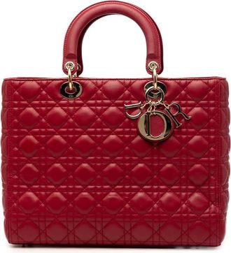 Dior Pre-owned Dior Large Lambskin Cannage Lady Dior Ladies ASWPN0RJT6B2F59B