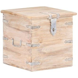 vidaXL Ba&uacute;l De Madera Maciza De Acacia 40x40x40 Cm Vidaxl
