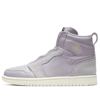 Air Jordan (WMNS) Air Jordan 1 High Zip Grey Light Ivory Light Purple AQ3742-002
