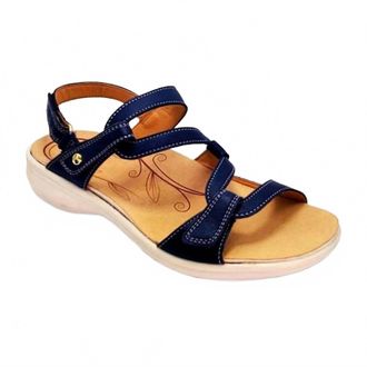 Revere Comfort Shoes Womens Emerald Sandals In Blue French