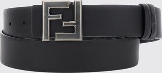 Fendi Cintura reversibile in pelle con fibbia a incastro con monogramma FF