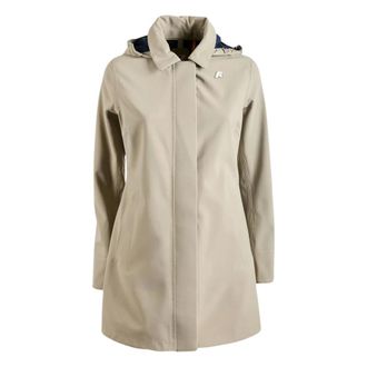 K-Way Parkas, female, Beige, L, Mathy Bonded Jacket