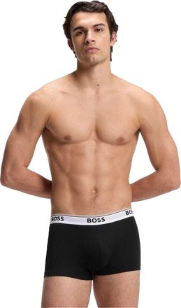 HUGO BOSS Heren Power Boxershorts (Set van 3) (Zwart)