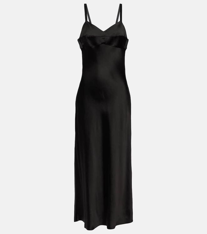 Joely satin slip dress