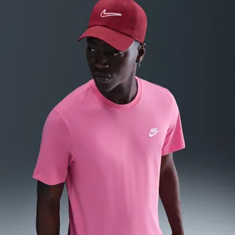 Nike Mens Nike Sportswear Club T-Shirt in Pink | AR4997-684