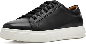 Clarks Goswell Tie Mens Shoes Black Leather : 11 D - Medium