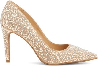 Michael Kors Alina Flex Embellished Pump - Dames - Pumps - Geel - 39 EU - Polyester - Schoenen