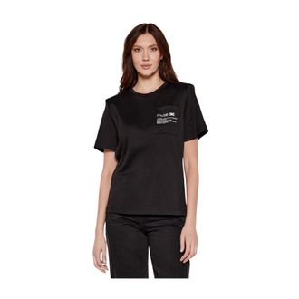 Elisabetta Franchi Mujer, Camisetas, Negro, Talla: L