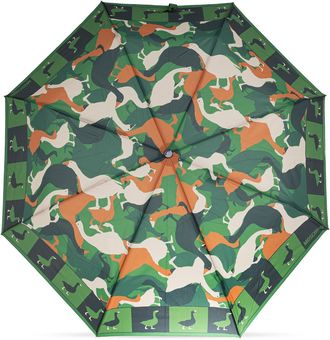 Moschino Folding Umbrella, Unisex, Green